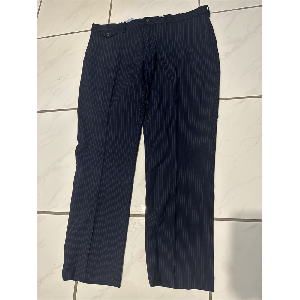 NWOT Polo Golf Ralph Lauren Trousers Pants Men 41x29 Pinstripe Straight Leg Wool